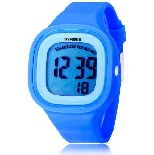 SYNOKE Jelly Diving & Swimming Waterproof Digital Watch