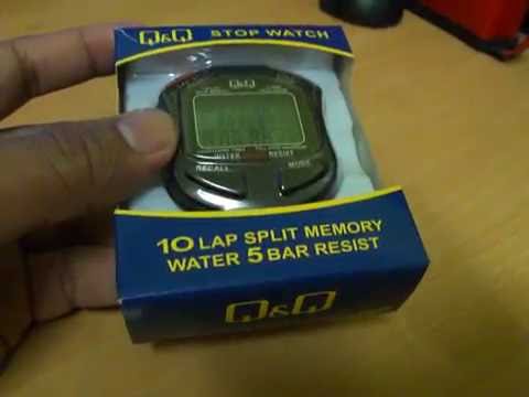 Q&Q Stopwatch HS45J003Y Review